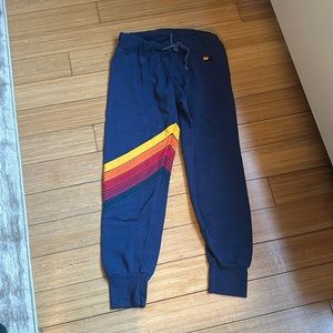 Aviator Nation Chevron Navy Sweats